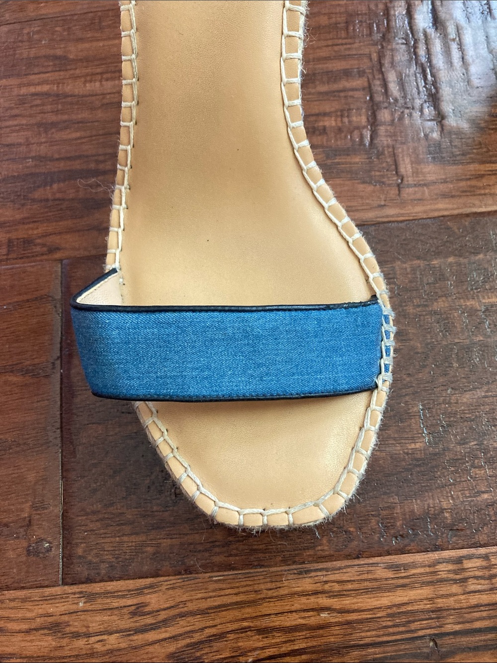 Cabi “Parker” Espadrille Wedge Sandals with Ankle Strap - Picture 11 of 15